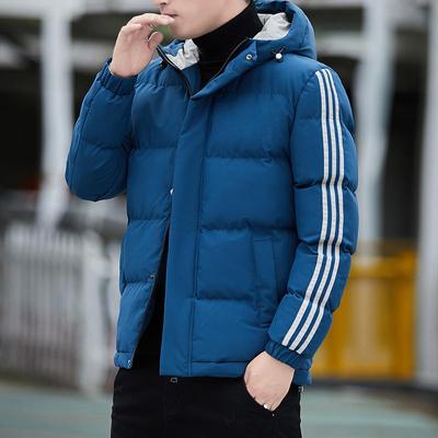 Мужская куртка, зимняя повседневная мужская хлопковая стеганая одежда, толстая теплая хлопковая стеганая куртка с капюшоном, мужская