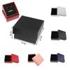 Квадратная оптовая продажа шкатулка для украшений ожерелья серьги браслеты органайзеры коробки подарочная упаковка обручальное кольцо дисплей черный белый красный