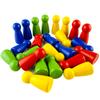 Pawn/ Chess Wood Game Pieces 20Pcs 31mm for Board Game/card Game and Other Games Accessories 4 Colors