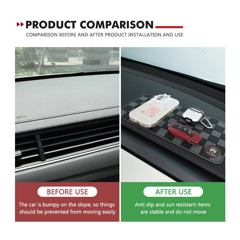 XKJC9 Car Dashboard Pad Storage Holder Non-Slip Sticky Anti-Slip Pad For Citroen Grand Berlingo Jumper Celysee Xsara Picasso Aircross