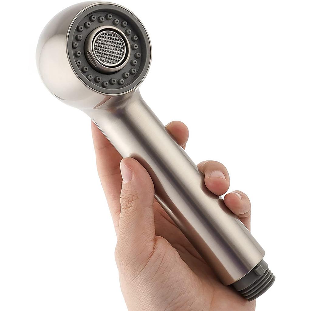 Кухонный смеситель душевая лейка Выдвижной распылитель с переключением кнопкой 2 режима воды материал АБС G1/2 соединитель