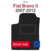 Velour Driver Floor Mat For Fiat Bravo Ii Hatchback (2007-2012)