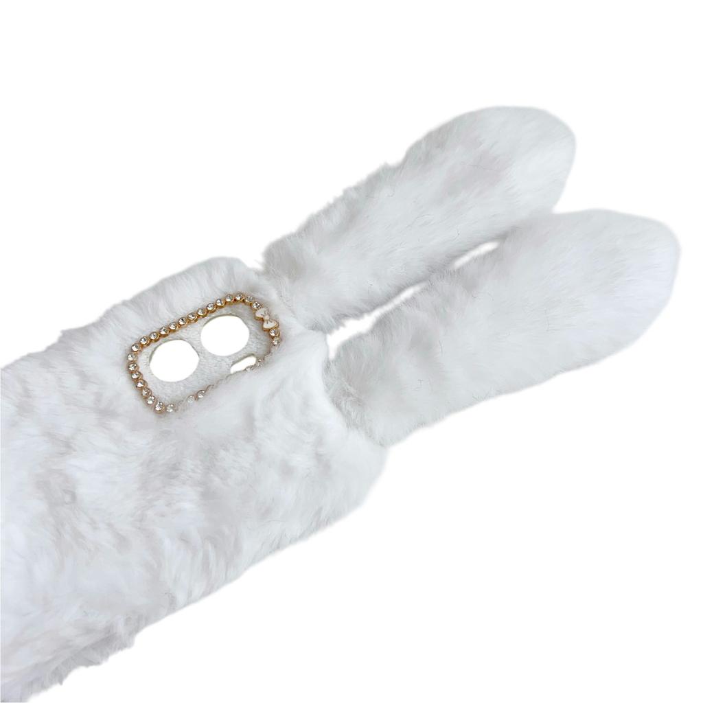 Для HMD Fusion 5G Чехол Плюшевый Милый Кролик Зимний Пушистый ТПУ Чехол для Телефона