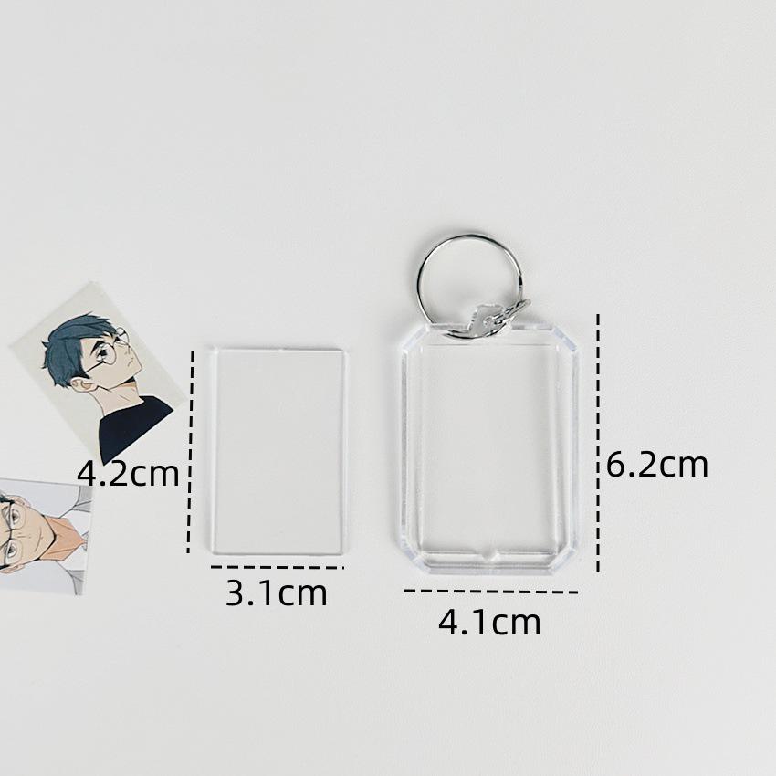 Акриловый брелок для фоторамки - Настраиваемый DIY подарок-подвеска