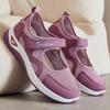 Women's Walking Shoes, Mesh Breathable Women's Shoes, Middle-aged and Elderly Mothers' Shoes, Velcro Single Shoes