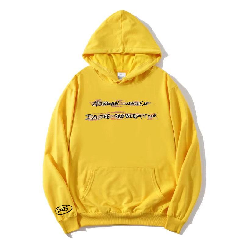 2025 I'm The Problem Tour Hoodie MorganWallen Singer Printing Sweatshirts Long Sleeve Fashion Hooded Pullovers Women Clothing