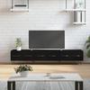 VidaXL TV Cabinet Black 150x36x30 Cm Engineered Wood 829149