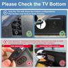 Replacement Non-slip TV Stand with Screws No Drilling TV stand legs Solid Support Strong Base Stand for TCL/Roku