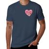 trans heart with rose TShirt Casual Streetwear Short Sleeve Tee