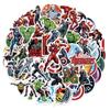 50 шт. MINISO Marvel Avenger Кавайные наклейки Багаж Граффити Наклейки Игрушки Декоративная наклейка Подарок Наклейка для запечатывания