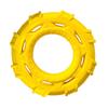 Прочный летающий диск с кольцом-ручкой из ТПР, игрушка для собак, легкий, мягкий, для игр на свежем воздухе, интерактивная, для тренировок, игрушка для стачивания зубов, для средних собак, аксессуар для игр в апорт