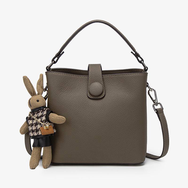 Bag Ladies 2025 Autumn and Winter New Fashion Versatile Bucket Women's Bag Premium Sense Shoulder Messenger Bag Hand Bag