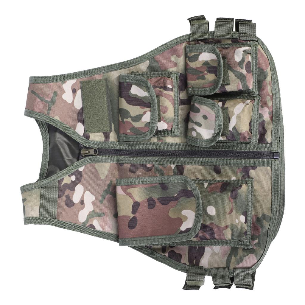 Детский жилет, военный камуфляжный жилет для игр на открытом воздухе(Камуфляж Цвет S)