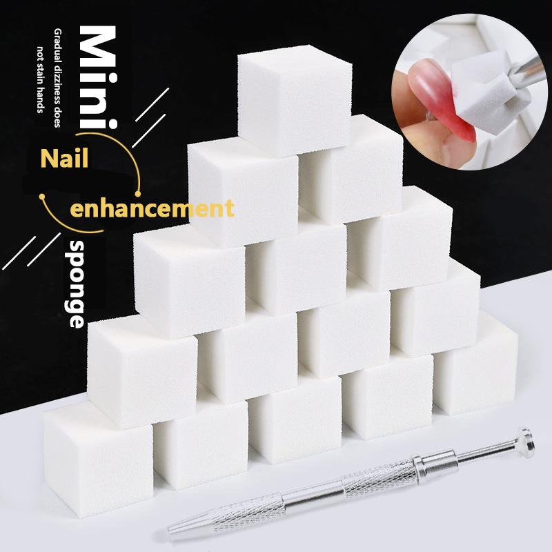 50 шт. губки для дизайна ногтей, инструменты для градиентного дизайна ногтей, инструменты для маникюра с эффектом выцветания, инструменты для захвата при творческой растушевке