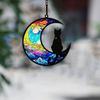 Cat Memorial Suncatcher Pendant Personalized Handcrafted Pet Loss Sun Catcher Ornament Window Hangings