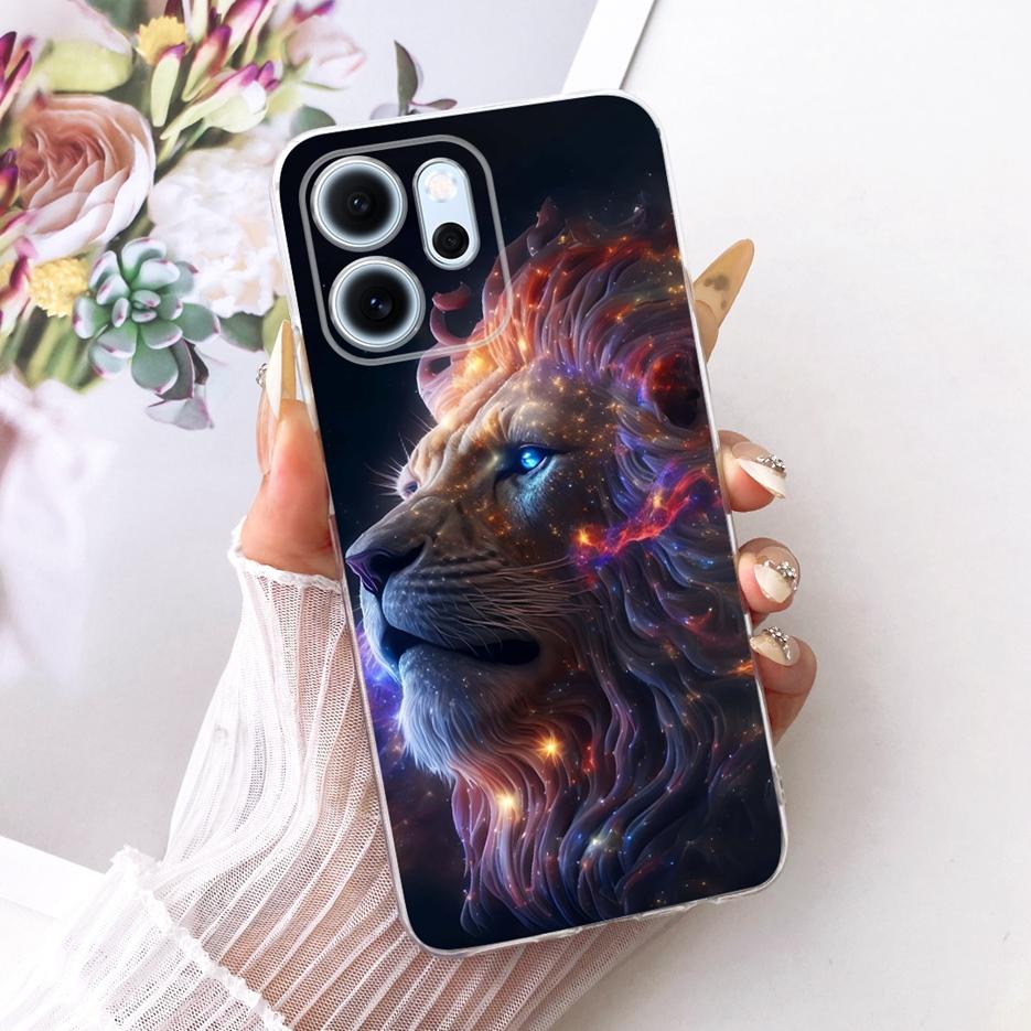 Чехол для Oppo Reno 14 Pro Чехол Reno14 F 5G с рисунком из разноцветных цветов Мягкий тонкий чехол для телефона Для Oppo Reno 14F Reno14 FS Pro Fundas