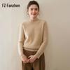 Женский утолщенный свитер с высоким воротником из 100% кашемира Fanzhen