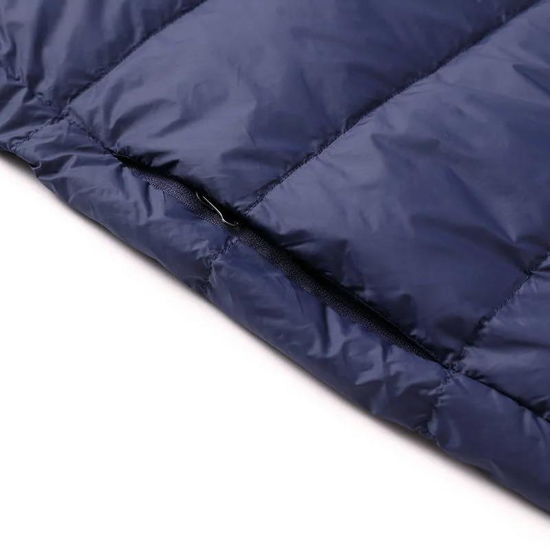 Men's Down Coat Winter Thick Warm Jacket Quality White Duck Down Filled Bubble Down Jacket Casual Slim Coat