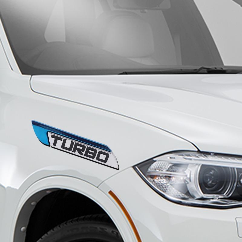 TURBO 3D металлическая эмблема значок для кузова автомобиля универсальный внешний стиль автомобиля эмблема наклейки декоративные наклейки