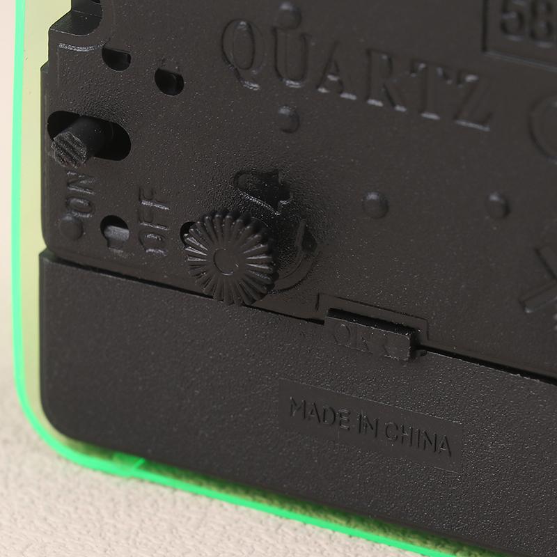 1Pc Mini Square Alarm Clock Quartz Alarm Clock Battery Operated Table Bedroom Clocks For Sleeping Studying Home Decor