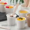 Sunnap Small 3oz Paper Cup, White, Safe Quality, for Everyday Use, C90100AW (90ml, 3 oz)