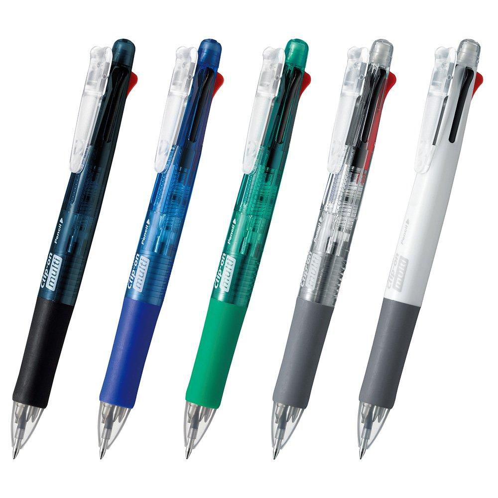 Zebra 4 Colors Sharp 10 Multi-Function Pen, + Clip-On Multi, Blue, Pens, B-B4SA1-BL