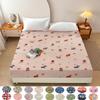 1 Pc Cartoon Animal Print Bed Cover Breathable Bed Cover Non-slip Simmons Mattress Cover