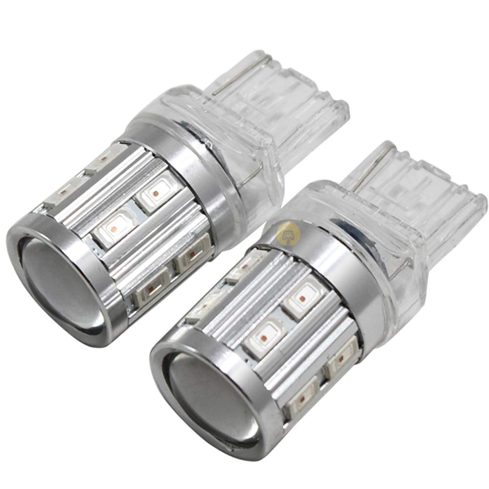 LMMC Amber LED Turn Signal, 9 W, Compatible with Hybrid Cars, T20 Pinch Parts,