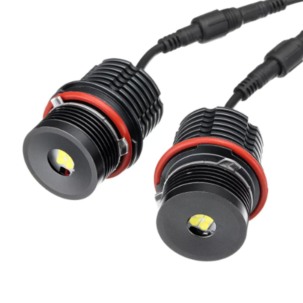 Высокая мощность белый 6500K 40 Вт/шт. светодиодный ангельские глазки Halo кольцо маркер замена лампы для BMW E39