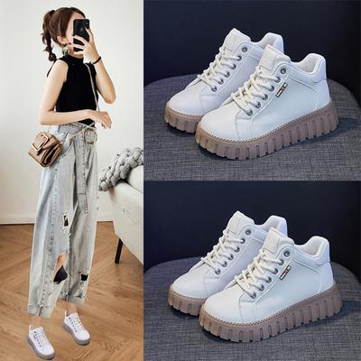 Осенне-зимняя женская повседневная обувь Ботинки Martin на толстой подошве для женщин