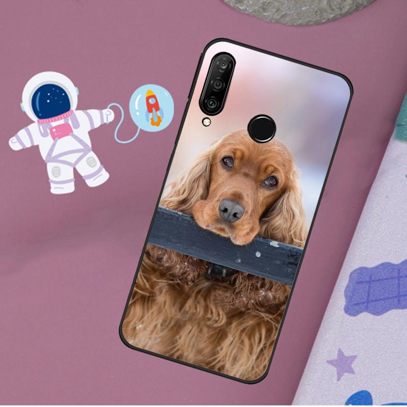 Чехол для телефона Huawei Nova 11i 7i 8i 12i 12s Y73 Y70 Y90 Y60 Y72 Y61 Y91 9 10 SE P40 Lite P30 Pro с изображением собаки кокер-спаниеля