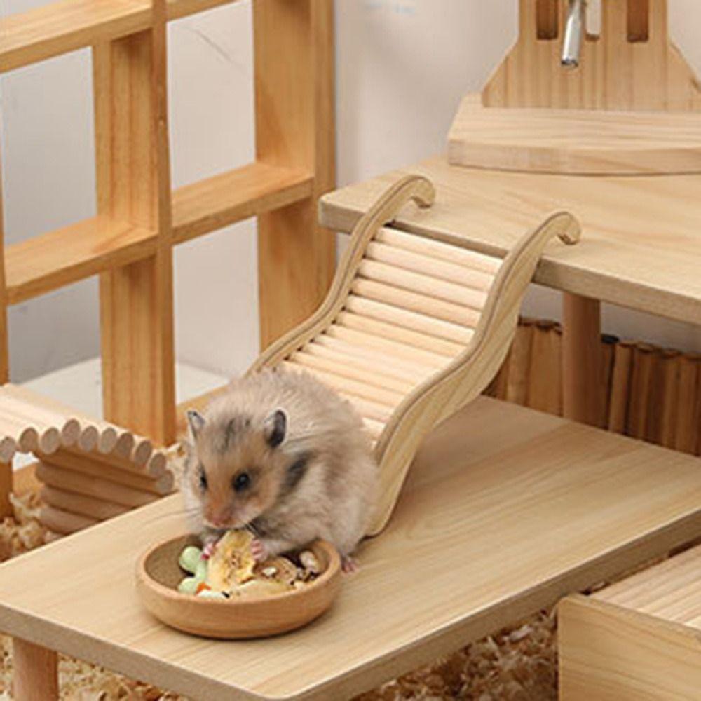 Multifunctional Animal Stairs Toy Cage Decoration Ramp Bridge  Small Animals