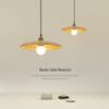 Nordic Solid Wood Pendant Light for Bedroom, Tea Room, Corridor, or Bar