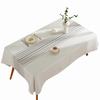 Simple Striped Tablecloth Cover Dining Table Cloth Tablecloth Table Mat Waffle Fabric