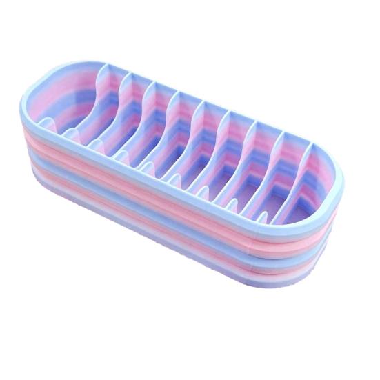 Коробка для хранения алмазных пакетиков Держатель для аксессуаров для алмазной живописи с 10 отделениями Органайзер для расходных материалов для рукоделия для алмазных пакетиков, ручек и инструментов