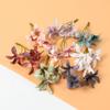 20PCs Silk Artificial Orchid Flowers Head Fake Flowers For Home Room Wedding Decoration DIY Vases Garland Gifts Accessories
