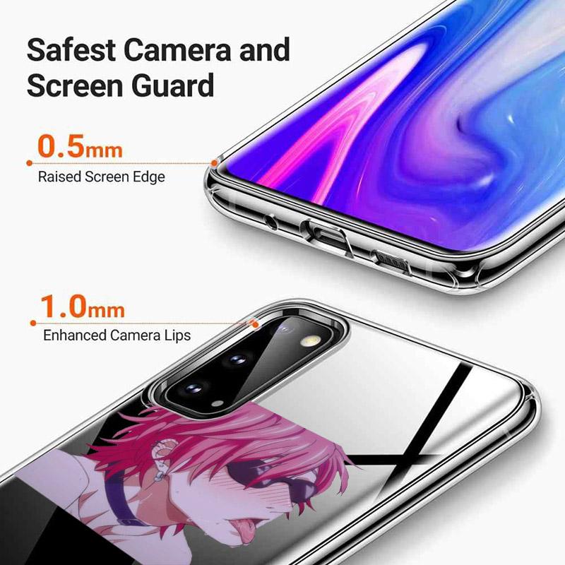 Anime Yarichin Club For OPPO Reno7 SE 6 5 Z F 4G 5G Find X2 X3 Neo Lite Pro Plus Transparent Soft Phone Case Coque