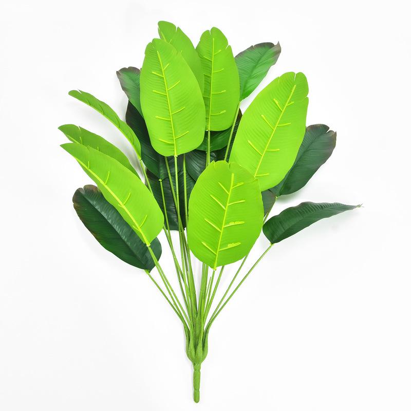 18 вилок, искусственные банановые деревья, большие тропические растения, искусственные листья монстеры, пластиковые пальмы для домашнего сада, отеля, свадебного декора