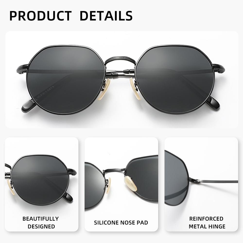 Солнцезащитные очки WIMN Retro Round Lightweight Polarized