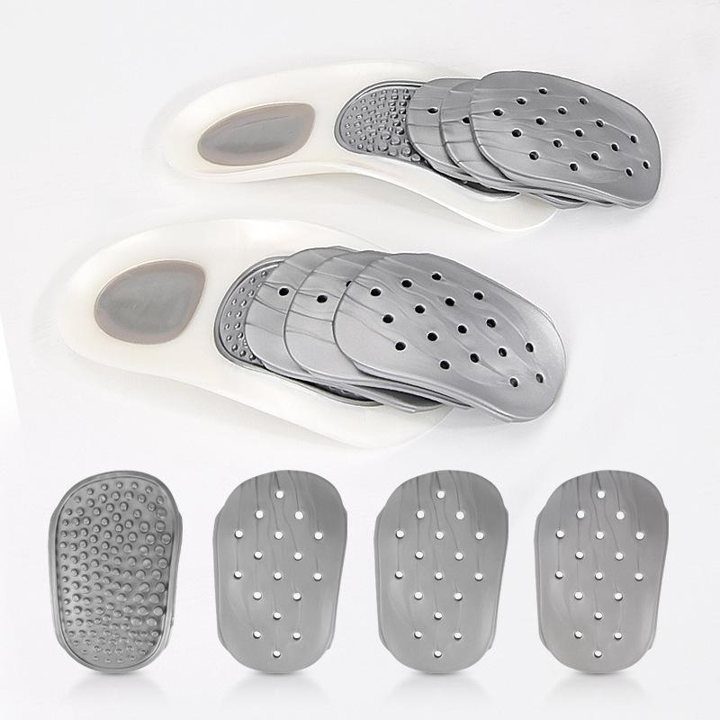 1 пара ортопедических полустелек для обуви, съемный массажер для стоп, стельки для обуви, облегчение боли в своде стопы, уход за стопами, аксессуары для обуви