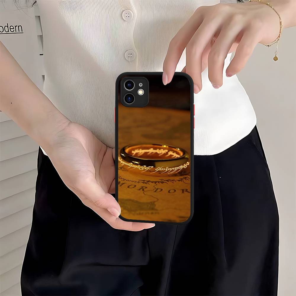 Чехол для телефона Властелин К-К Колец Для IPhone 16e 16 15 14 13 12 11 Pro Max X XS MAX Plus Матовый чехол Spuerstar