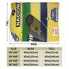 Ayrton Senna 1991 Helmet Personalized Comfortable Party An UltraSoft Micro Fleece Blanket
