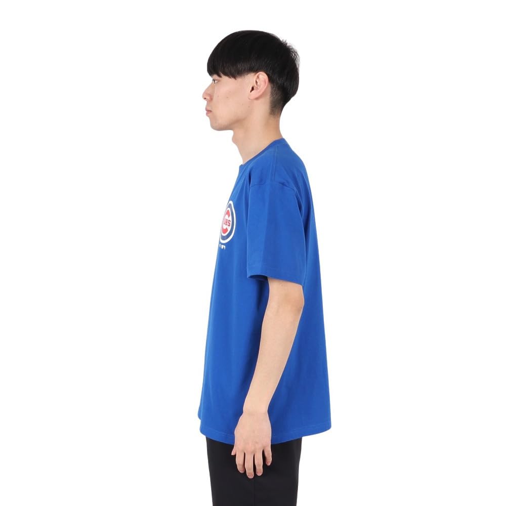 Fanatics Футболка с логотипом MLB Chicago Cubs ML0125SS10 Синяя Большая