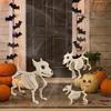 Creative Home Ornament Animal Skeleton Decoration Little Wolf Skeleton Indoor Outdoor Garden Decoration