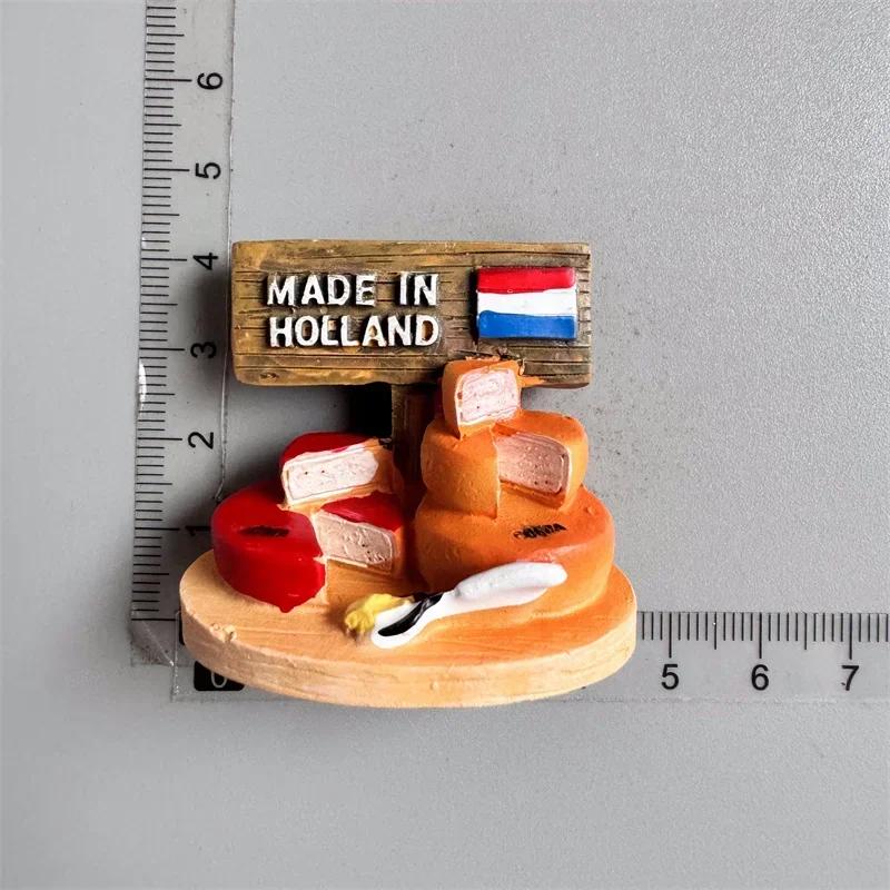 Амстердам Нидерланды Магниты на холодильник Туристический сувенир Голландская мельница Магнитные наклейки на холодильник Коллекция Домашний декор Подарок