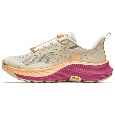 Исследуйте удобные амортизирующие нескользящие кроссовки для бега по пересеченной местности с низким верхом, женские кроссовки бежевого цвета 922435505-3