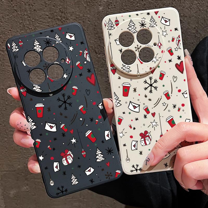 Чехол для телефона с рождественским узором для OnePlus 15 13 12 13R 12R 11R Nord 5 5G, тонкий, мягкий, силиконовый TPU, для OnePlus Ace 5 3 2