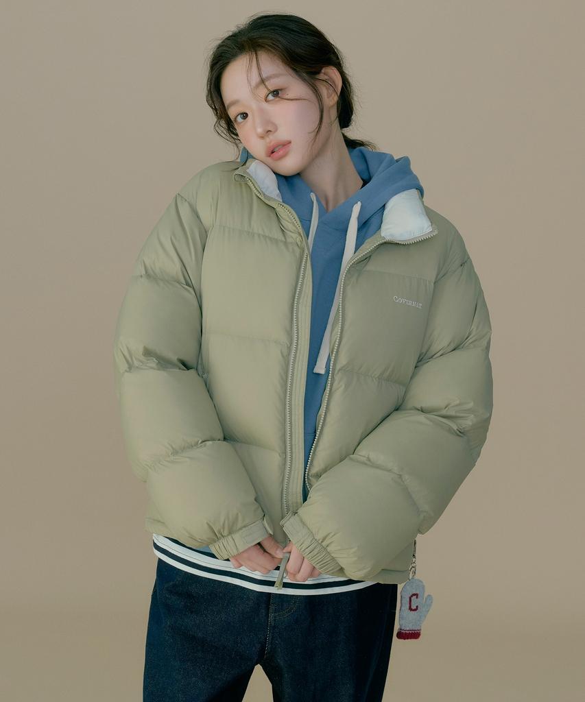 Covernat Civic Rds Short Puffer Light Khaki
