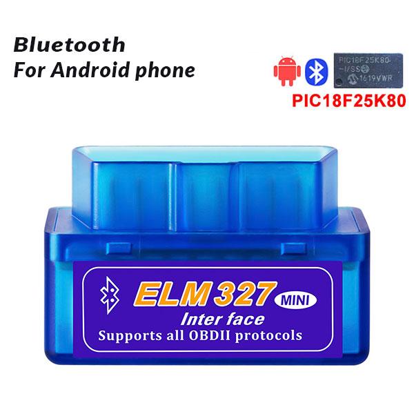 ELM327 V1.5 OBD2 Scanner PIC18F25K80 BT/Wifi ELM 327 OBD Car Diagnostic Tool For Android /IOS PK Vgate Icar2 Code Reader