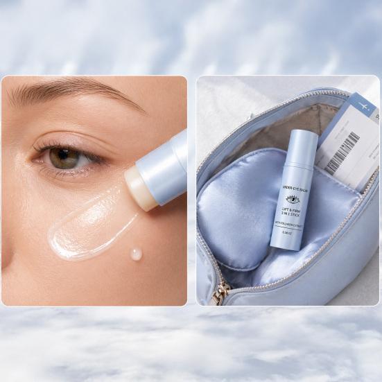 jijijing Eye Balm Stick, Firming Anti Aging Cream for Dark Circles, Puffiness And Fine Lines, Collagen Brightening under Treatment, Lifting Tightening